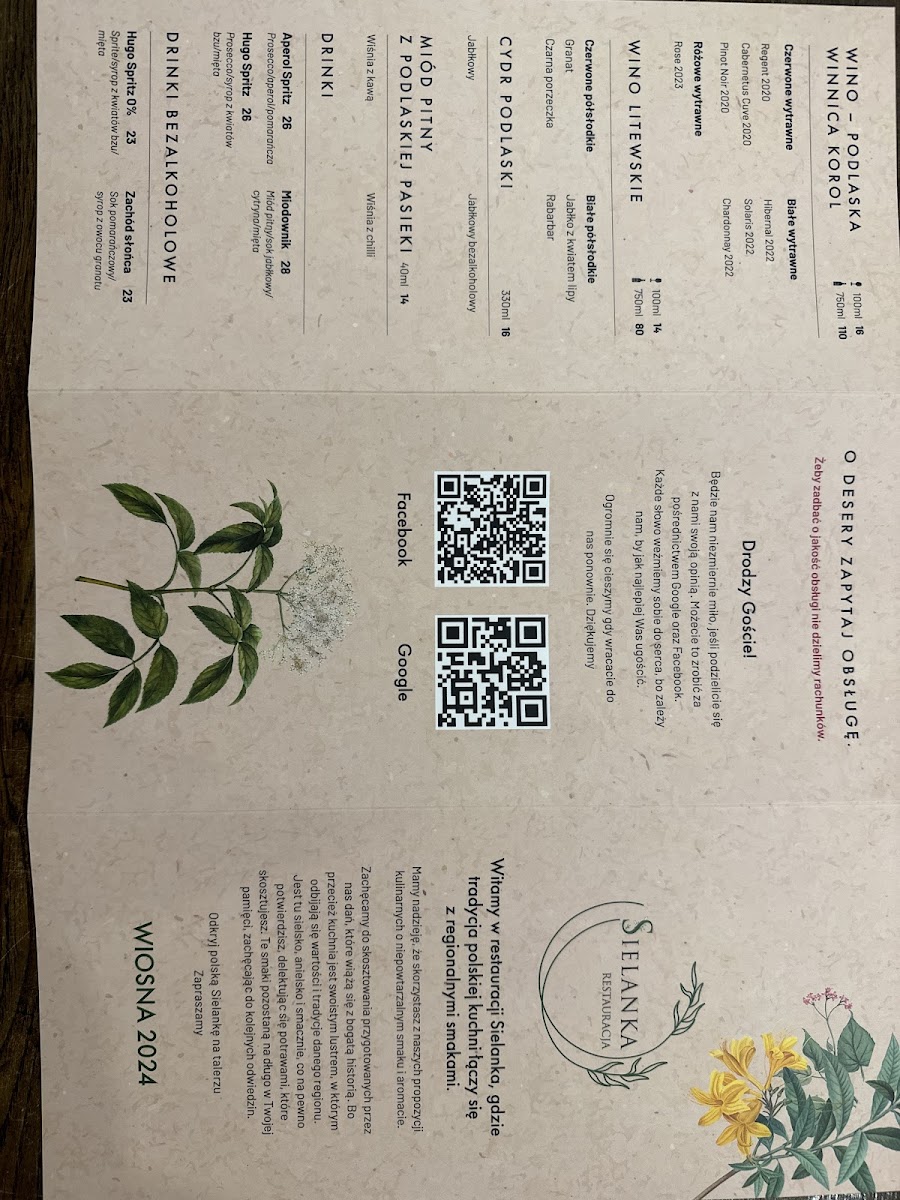 Menu Restauracja Sielanka-5