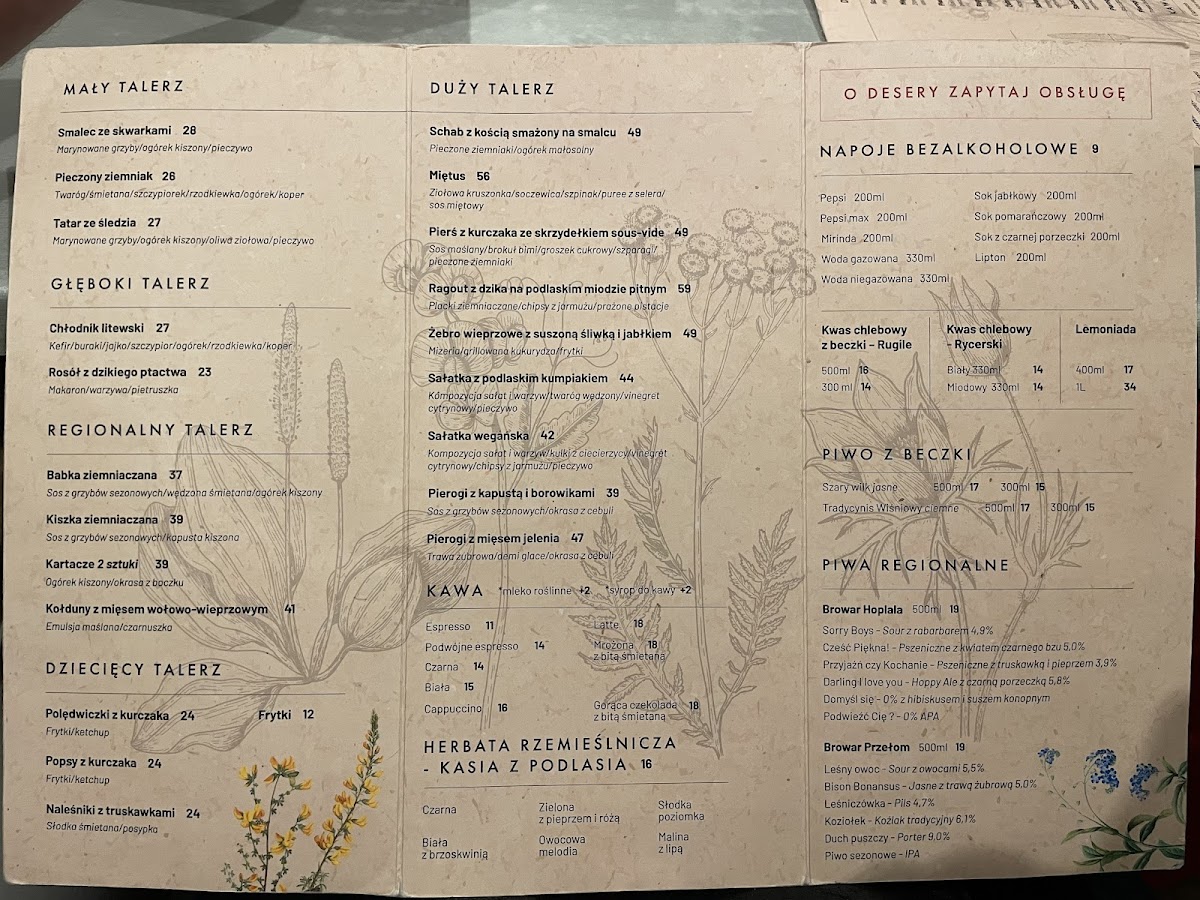 Menu Restauracja Sielanka-9